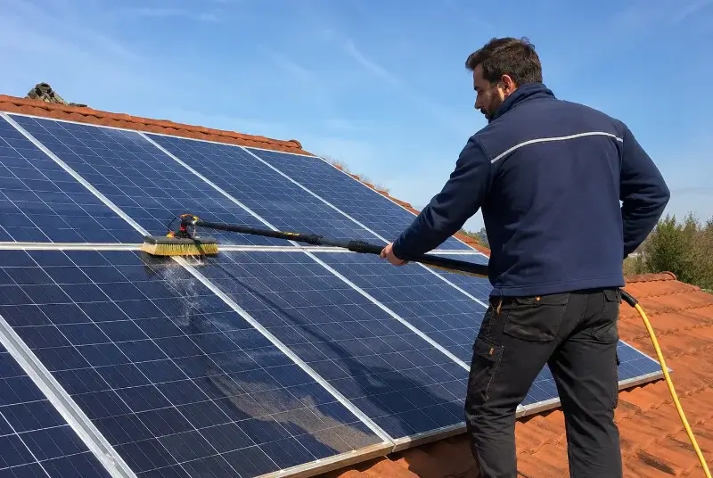 Nettoyage et entretien de panneaux solaires à Mussidan